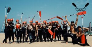 Spectacular Company Outing - Surf rafting as a company outing in Scheveningen