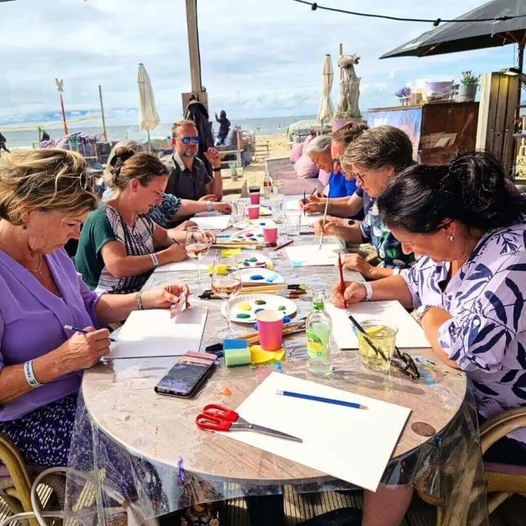schilderen met je collega's