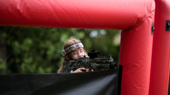 het leukste kinderfeestje beleef je tijdens het lasergamen