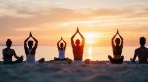 Yoga-Workshop mit Meerblick