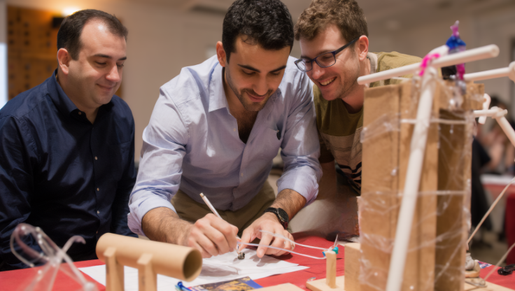 Deze kettingreactie laat zien wat er mogelijk is als teams samenwerken met alledaagse materialen.