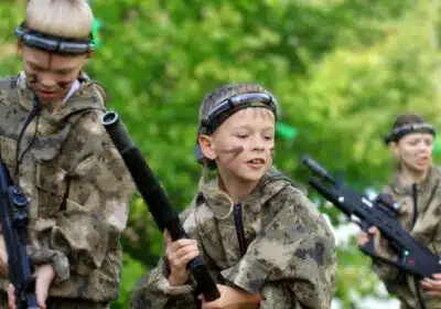 Lasergamen kinderfeestje