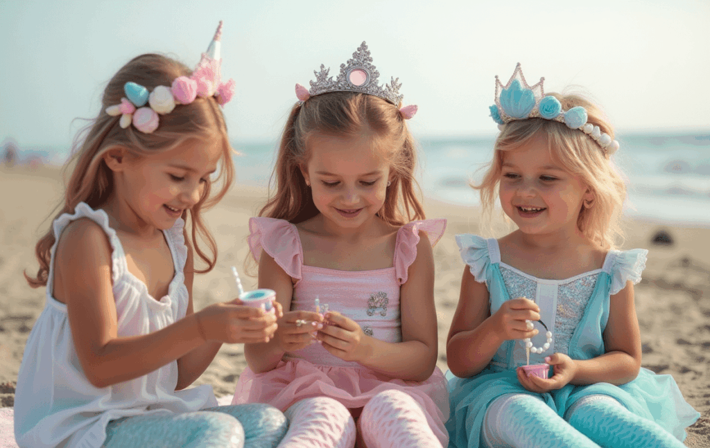 Zeemeerminfeestje vol magie en avontuur voor kinderen.