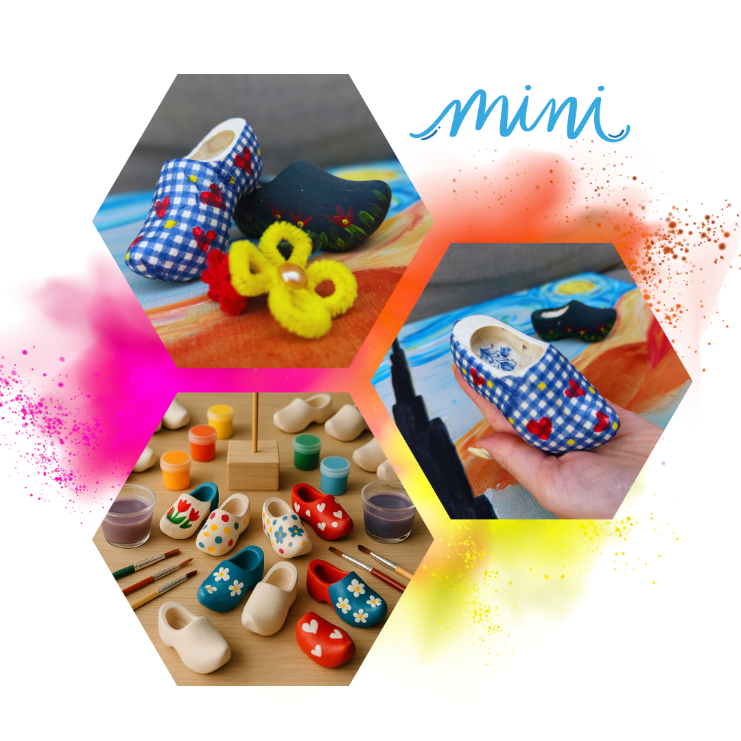 Tijdens dit originele uitje klompen pimpen draait het om creativiteit en plezier. Iedereen gaat naar huis met een uniek kunstwerk én een grote glimlach.