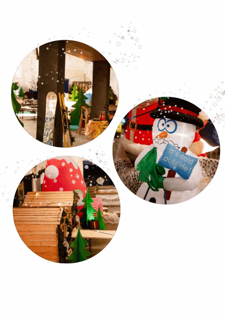 Zin in kerstsfeer op je werk? Winter Wonderland op locatie maakt van elke ruimte een warm winterfeest.